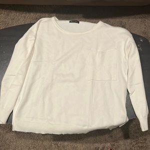 Women’s white sweater